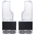 Picture of Putco 11-16 Ford SuperDuty - Set of 2 Excl Dually Rear Mud Skins - Brushed SS w- Hex Shield