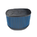 Picture of Injen NanoWeb Dry Air Filter 6-7x4-54in Oval ID - 7-7x5-7in OD - 5-55in Height - 7x2-75in Top