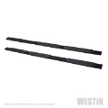 Picture of Westin 99-16 Ford F-250-350-450-550 Crew Cab 6-75ft Bed R5 M-Series Wheel-to-Wheel Nerf Bars - Blk