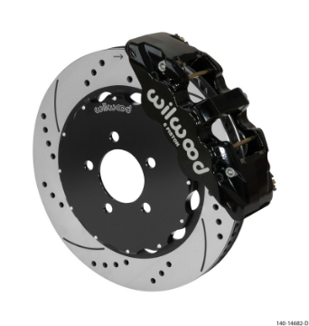 Picture of Wilwood AERO6 Front Big Brake Kit 14-00in Black 03-11 Crown Victoria