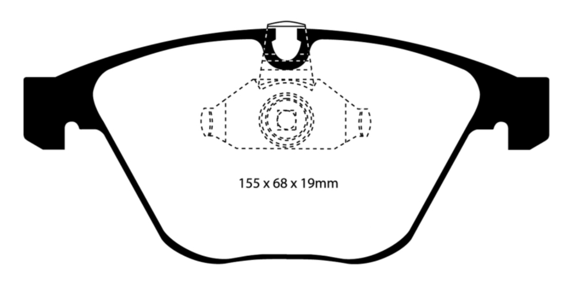 Picture of EBC 08-10 BMW M3 4-0 E90 Bluestuff Front Brake Pads