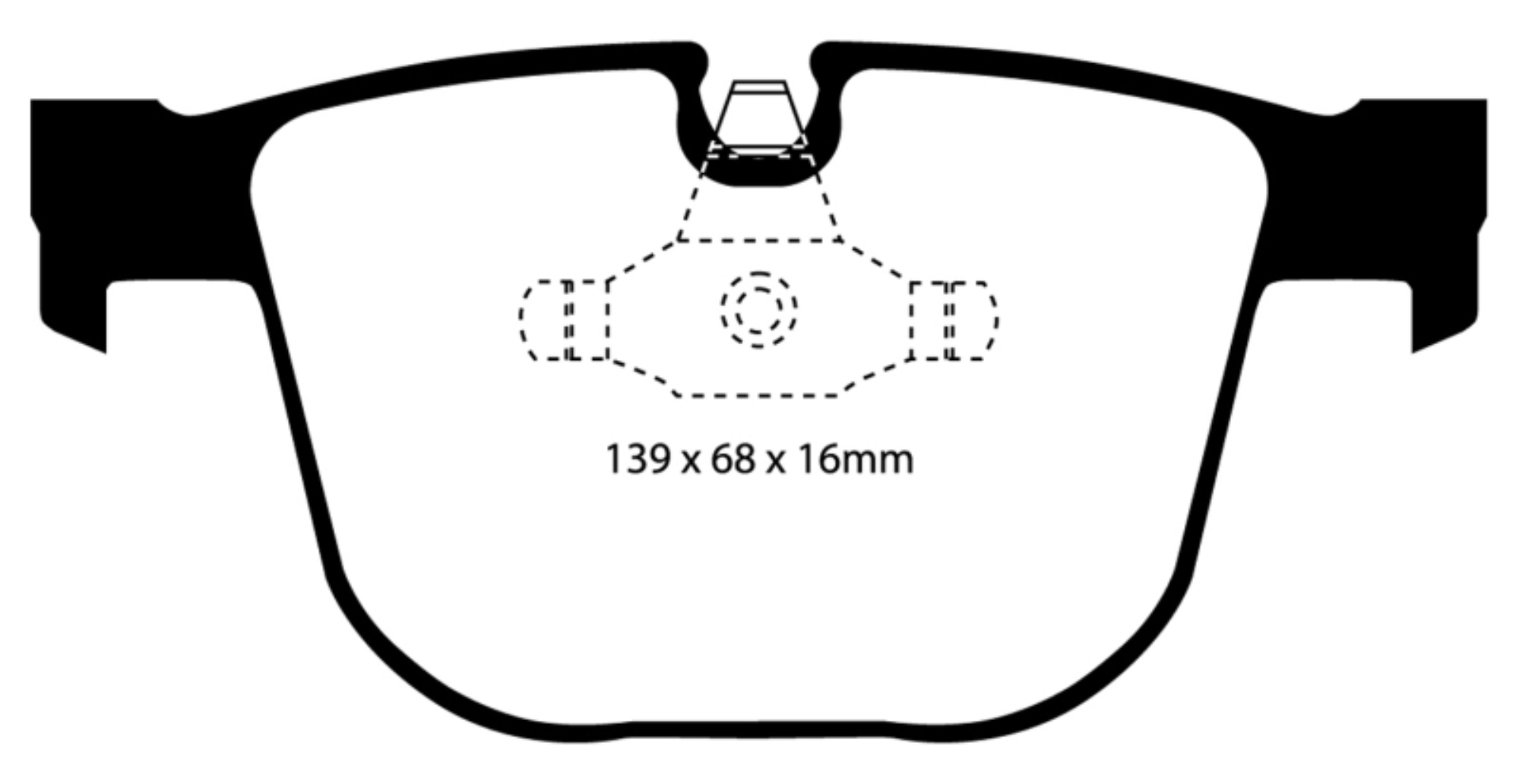 Picture of EBC 08-10 BMW M3 4-0 E90 Bluestuff Rear Brake Pads