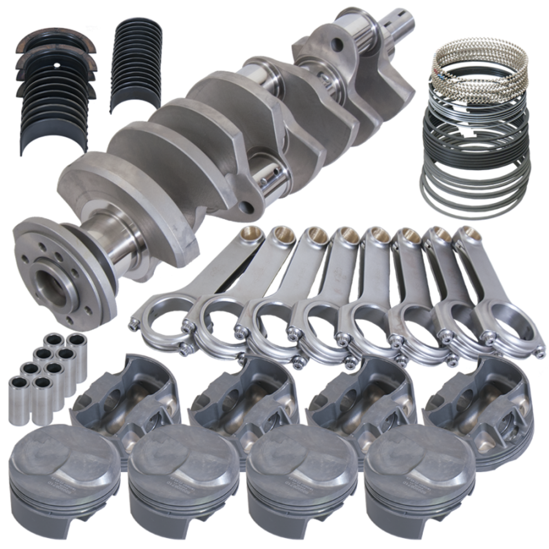 Picture of Eagle Chevrolet Big Block 454 2-Pc Rotating Assembly Kit w- 4-31in Bore 4-25in Stroke -43cc Dome