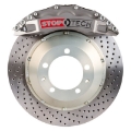 Picture of StopTech 08-13 Toyota Land Cruiser Front BBK w-Trophy Anodized ST-65 Calipers Drilled 380x35mm Rotor