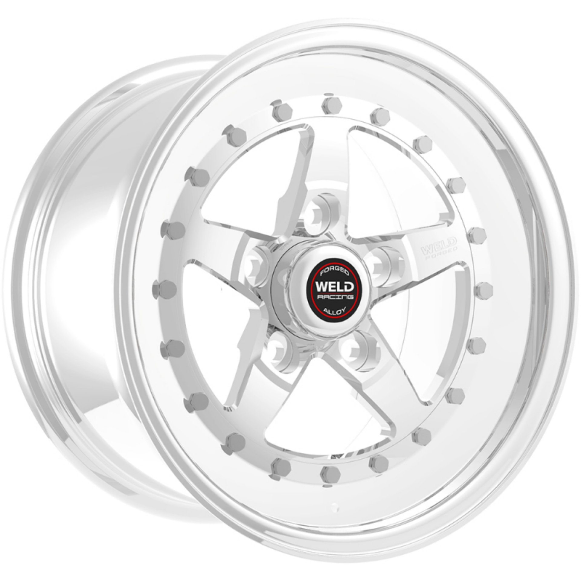 Picture of Weld Weldstar 15x8 - 5x4-75 BP - 5-5in BS Polished Wheel - Non-Beadlock