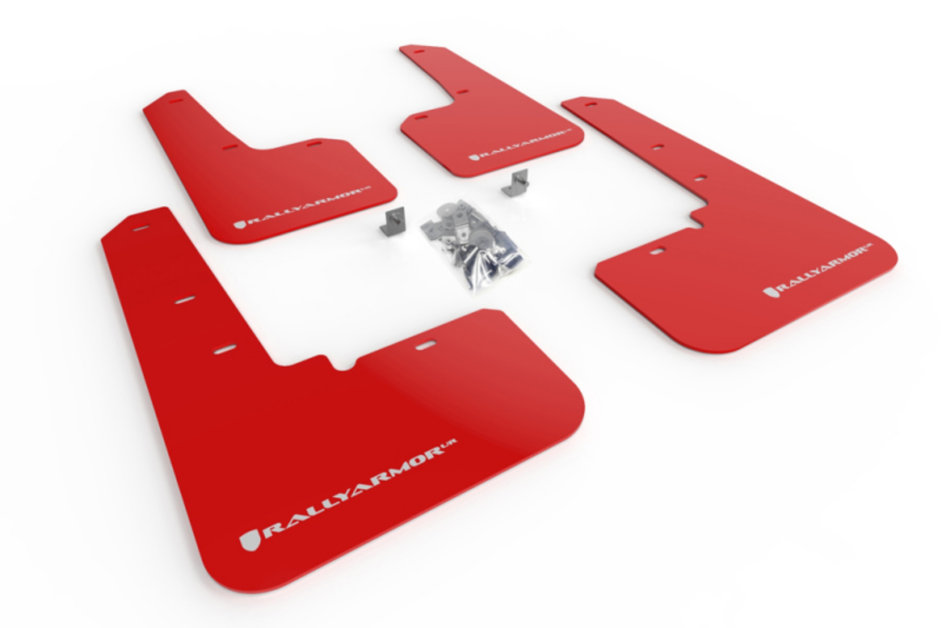 Picture of Rally Armor 20-25 Subaru Outback Red UR Mud Flap w-White Logo
