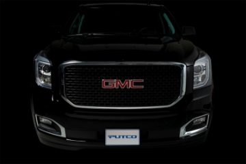 Picture of Putco 15-20 GMC Yukon XL - Liquid 3D Slot - Black Denali Style Lighted Boss Grille