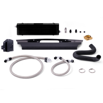 Picture of Mishimoto 15-17 Ford Mustang GT Right-Hand Drive Thermostatic Oil Cooler Kit - Black