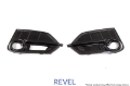 Picture of Revel GT Dry Carbon Front Fog Light Covers Left & Right 17-18 Honda Civic Type-R - 2 Pieces