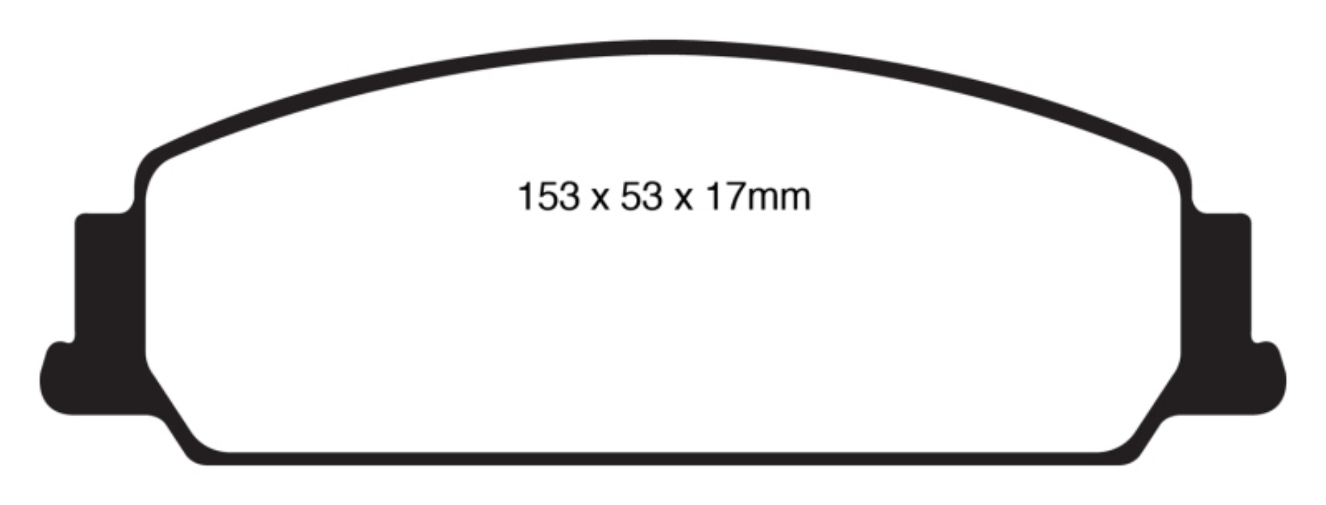 Picture of EBC 08-10 Pontiac G8 3-6 Bluestuff Front Brake Pads