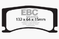 Picture of EBC 08-09 Jaguar XKR 4-2L Supercharged Portfolio Bluestuff Rear Brake Pads