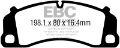 Picture of EBC 13-15 Porsche 911 991 GT3 3-8L Cast Iron Rotor Only Bluestuff Front Brake Pads