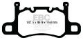 Picture of EBC 13-15 Porsche 911 991 GT3 3-8L Cast Iron Rotor Only Bluestuff Rear Brake Pads