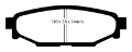 Picture of EBC 08-10 Subaru Impreza 2-5 Bluestuff Rear Brake Pads