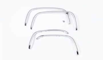 Picture of Putco 17-20 Ford SuperDuty w-o Factory Flares - 2in Wide Stainless Steel Fender Trim