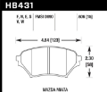 Picture of Hawk 04-05 Mazda Miata DTC-60 Motorsports Front Brake Pads