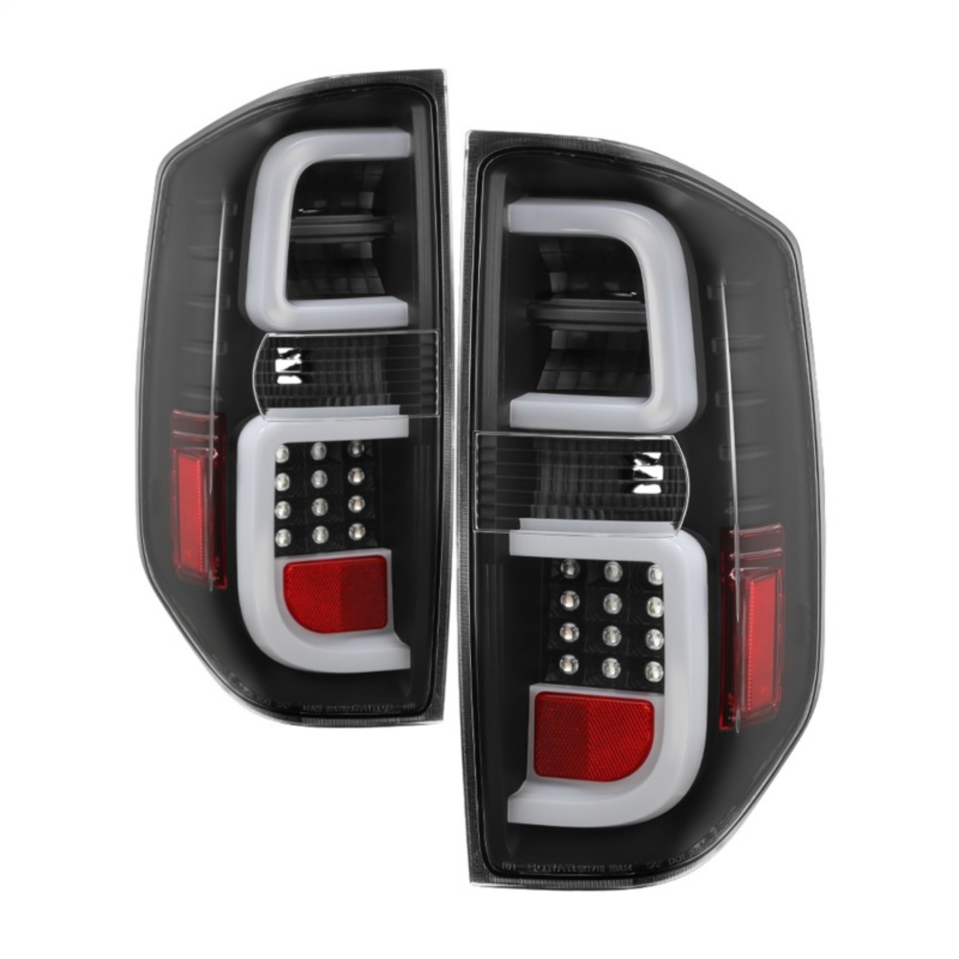 Picture of Spyder Toyota Tundra 2014-2016 Light Bar LED Tail Lights All Black ALT-YD-TTU14-LED-BKV2