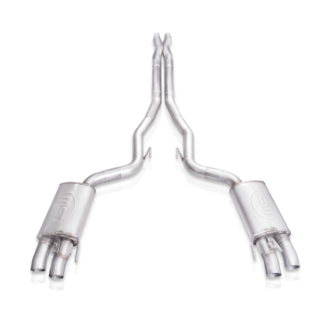 Picture of Stainless Works 2015+ Ford Shelby GT350 Legend Factory Connect X-Pipe Catback Exhaust w-Valves
