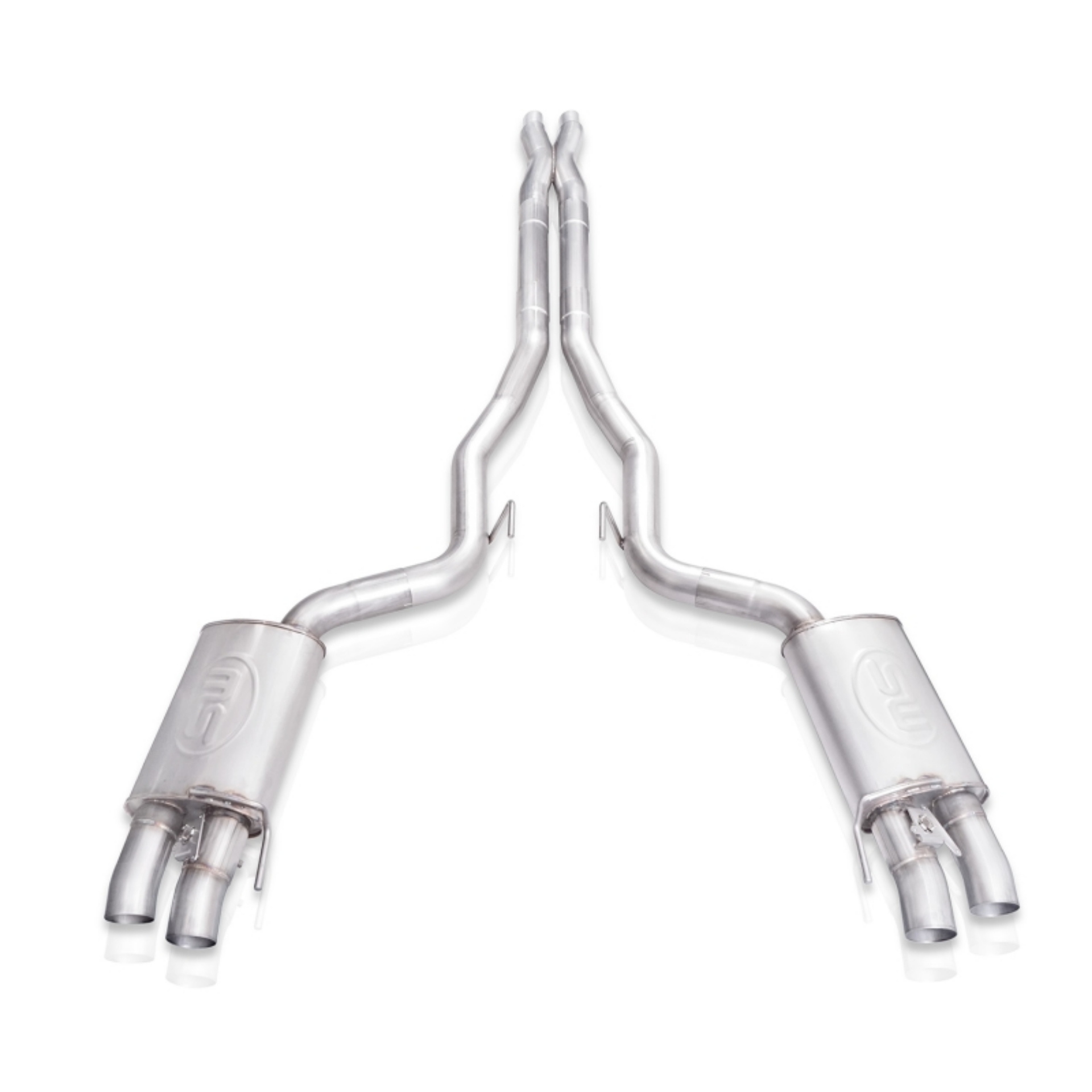 Picture of Stainless Works 2015+ Ford Shelby GT350 Redline Factory Connect X-Pipe Catback Exhaust w-Valves