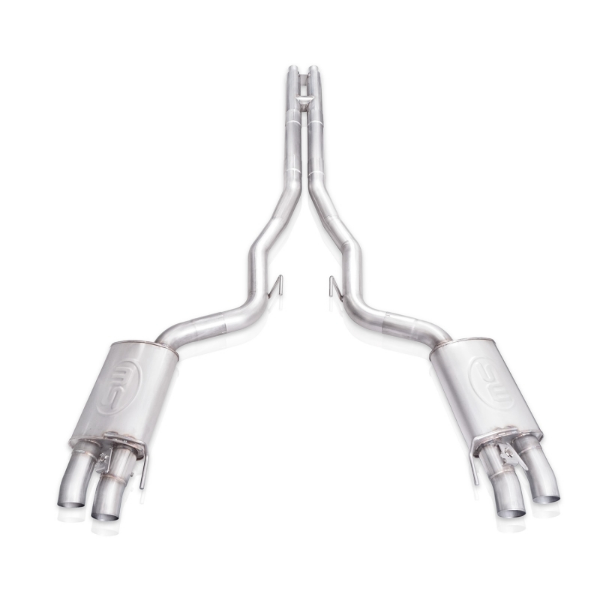 Picture of Stainless Works 2015+ Ford Shelby GT350 Redline Factory Connect H-Pipe Catback Exhaust w-Valves