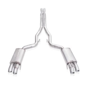 Picture of Stainless Works 2015+ Ford Shelby GT350 Legend Performance Connect X-Pipe Catback Exhaust w-Valves