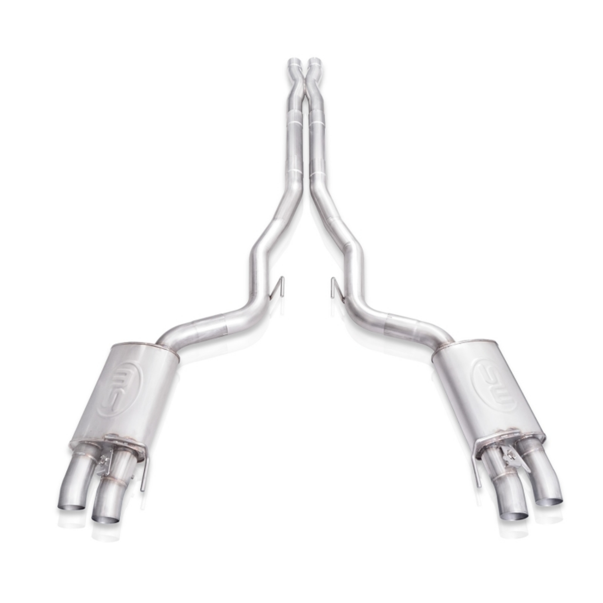Picture of Stainless Works 2015+ Ford Shelby GT350 Redline Performance Connect X-Pipe Catback Exhaust w-Valves