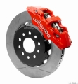 Picture of Wilwood 18-25 Jeep JL AERO6 Front Hat Kit 14-00 Red w-Lines