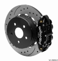 Picture of Wilwood Superlite 4R Rear Brake Kit 14-00 Black 2018-Up Jeep JL SRP w-Lines