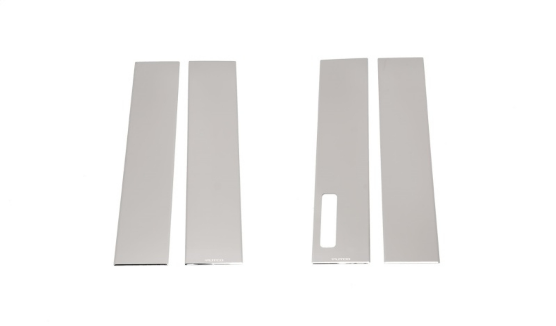 Picture of Putco 17-20 Ford SuperDuty - Crew Cab - SuperCab - w-Keypad Stainless Steel Pillar Posts Classic