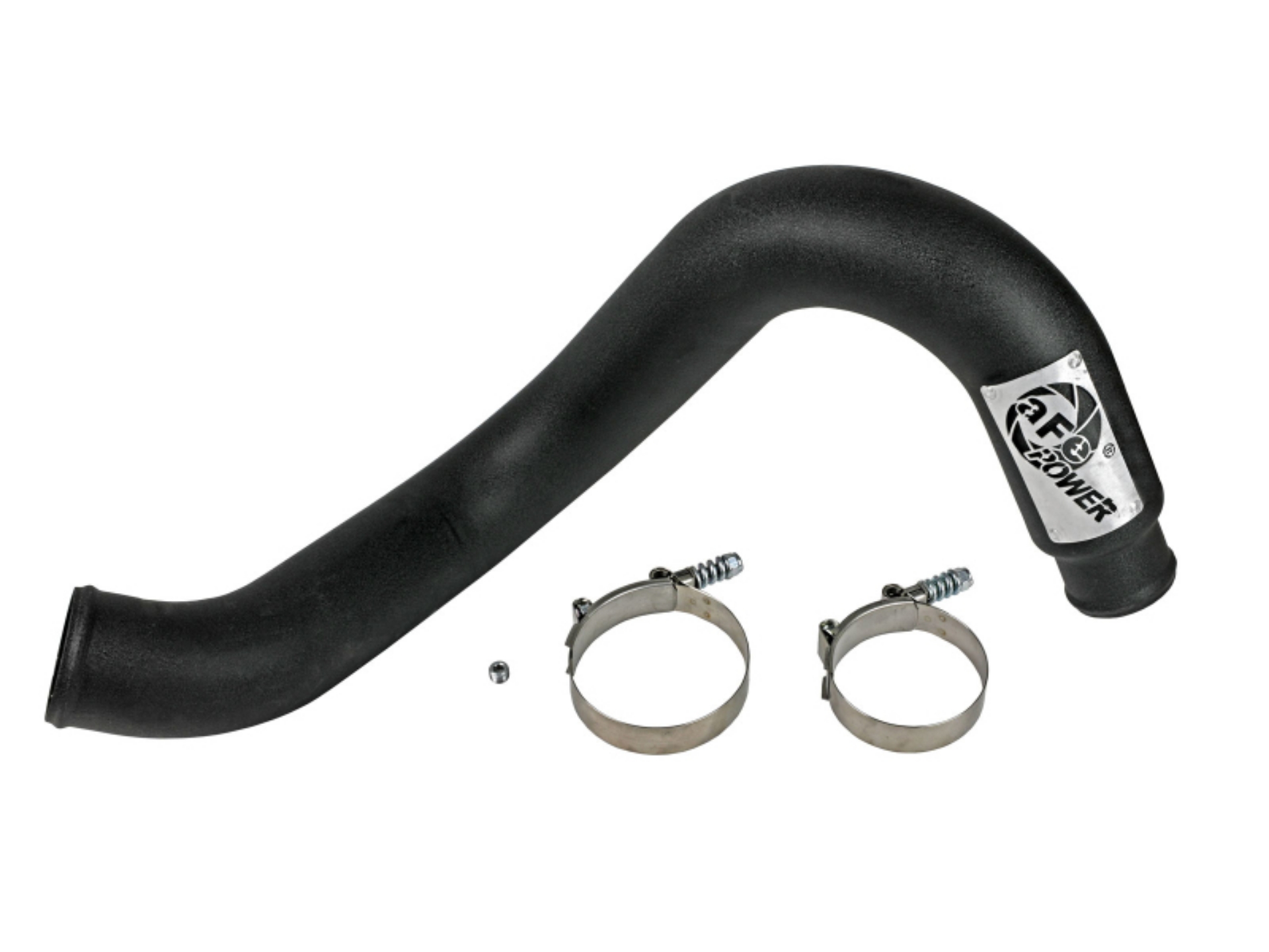 Picture of aFe BladeRunner 3in Black Intercooler Cold Side Charge Pipe 01 GM Diesel Trucks 6-6L V8 td