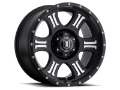 Picture of ICON Shield 17x8-5 5x5 0mm Offset 4-75in BS 71-5mm Bore Satin Black-Machined Wheel
