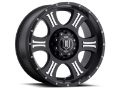 Picture of ICON Shield 20x9 5x150 16mm Offset 5-625in BS 110-1mm Bore Satin Black-Machined Wheel