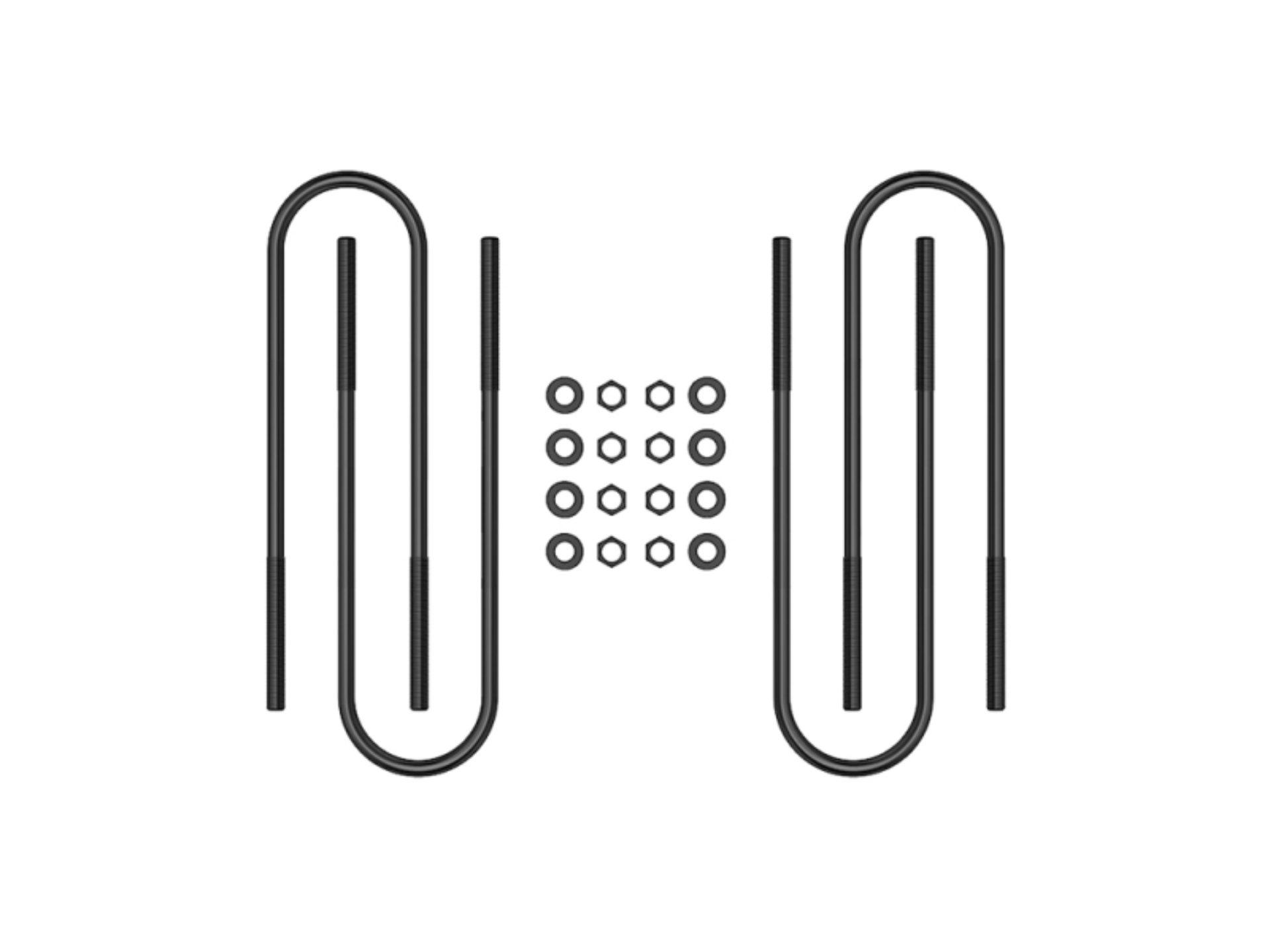 Picture of ICON 00-04 Ford F-250-F-350 Front Semi Round U-Bolt Kit