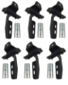 Picture of Go Rhino 18-20 Jeep Wrangler JLU Brackets for OE Xtreme Cab Length SideSteps