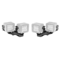 Picture of Go Rhino 18-20 Jeep Wrangler JL-JLU-Gladiator JT Light Mount - Two 3in Cubes
