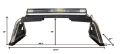 Picture of Go Rhino 15-20 Chevrolet Colorado Sport Bar 2-0 Mid Size - Tex Blk