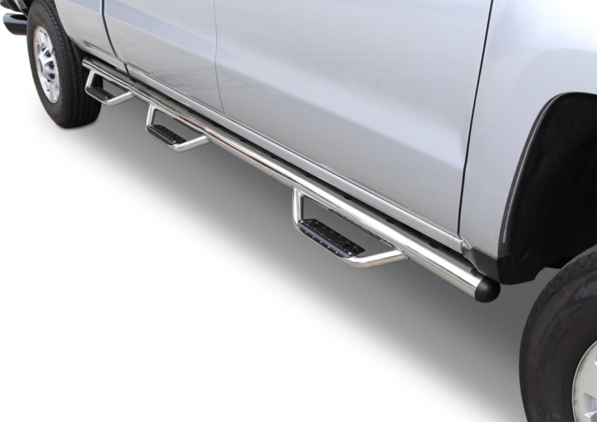 Picture of Go Rhino 07-10 GMC Sierra 2500HD Dominator D3-1 Piece SideSteps - W2W - SS