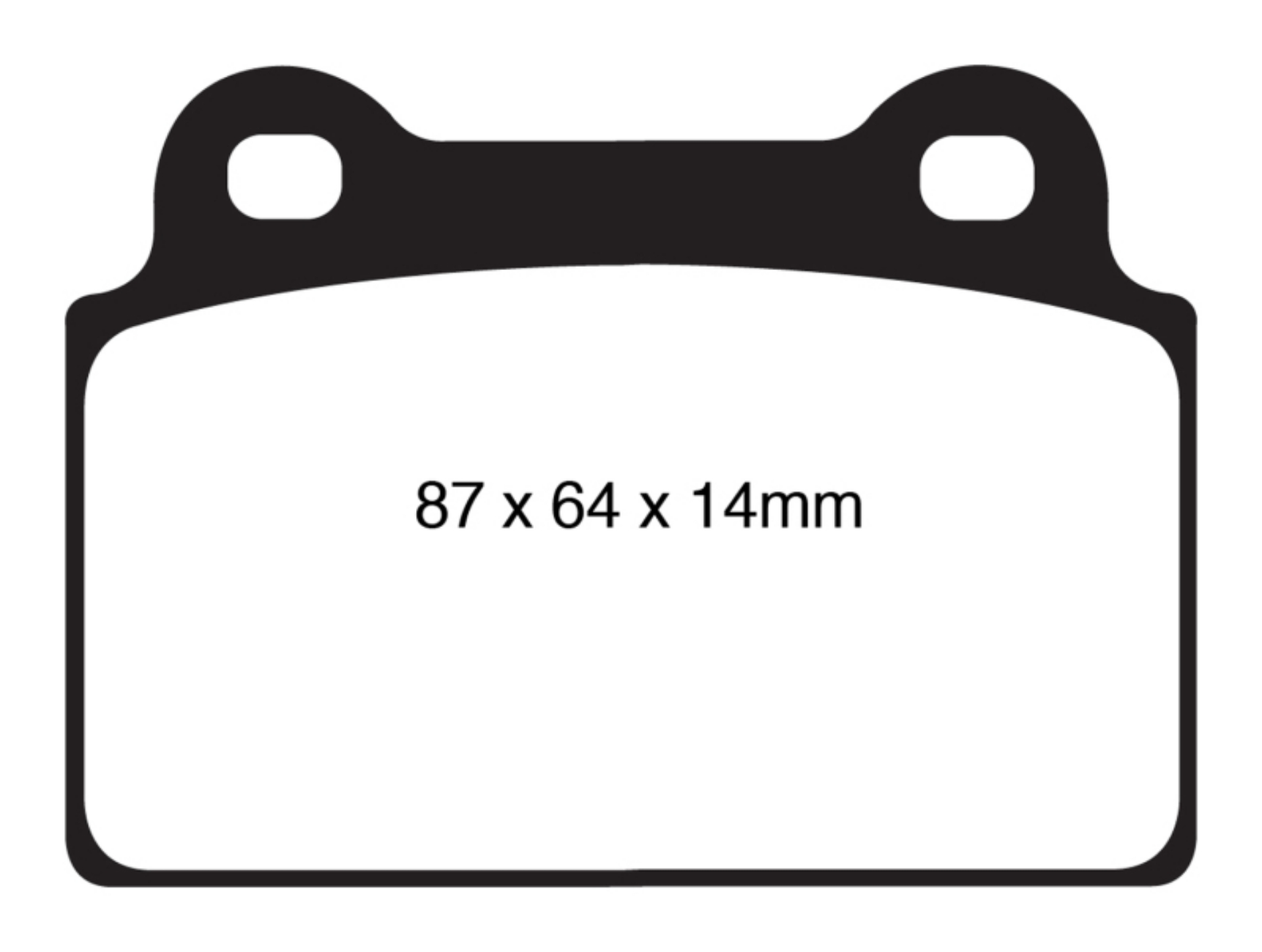 Picture of EBC 08-16 Mitsubishi Lancer Evo 10 2-0 Turbo 1 piece rotor Bluestuff Rear Brake Pads