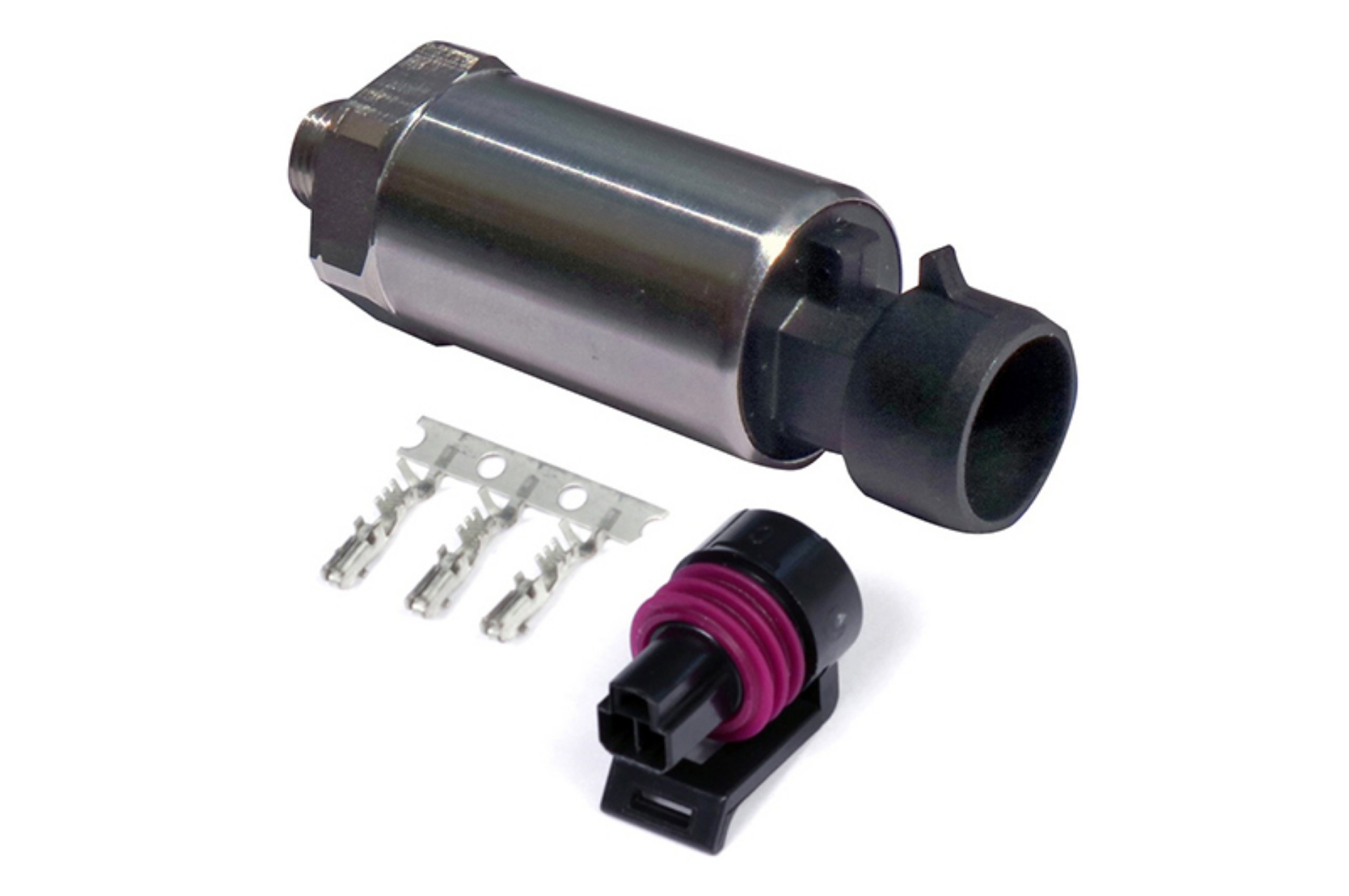 Picture of Haltech 5 Bar Motorsport Stainless Steel Diaphragm MAP Sensor 1-8 NPT w-Plug & Pins