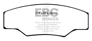 Picture of EBC Brakes Bluestuff Street and Track Day Brake Pads