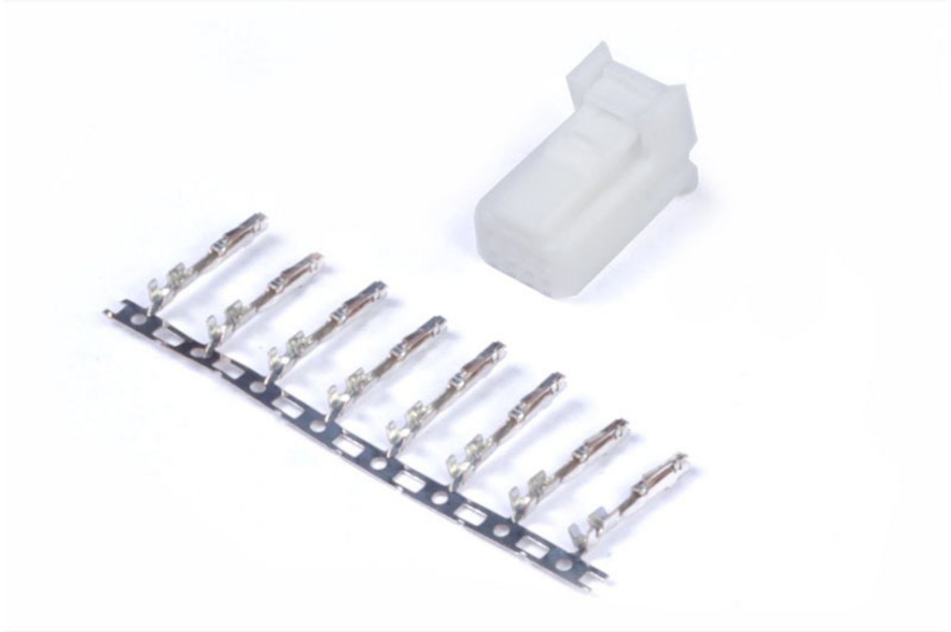 Picture of Haltech 8 Pin TYCO White Plug & Pins