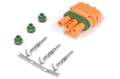 Picture of Haltech Delco Weather Pack 3 Pin GM Style MAP Sensor Connector Orange Plug & Pins