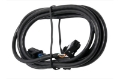 Picture of Haltech CAN Cable 8 Pin Black Tyco to 8 Pin Black Tyco 75mm 3in