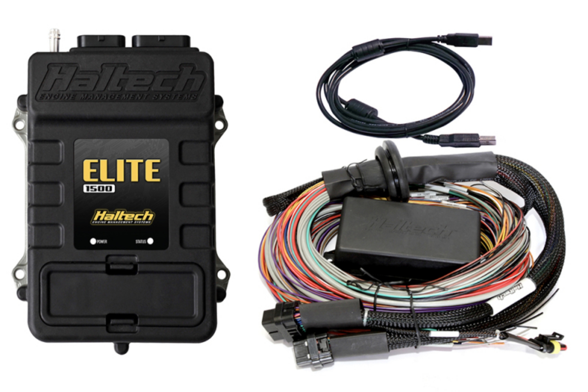 Picture of Haltech Elite 1500 Premium Universal Wire-In Harness ECU Kit - 5m 16ft