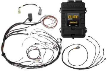 Picture of Haltech Elite 1500 Terminated Harness ECU Kit w- Square EV1 Injector Connectors