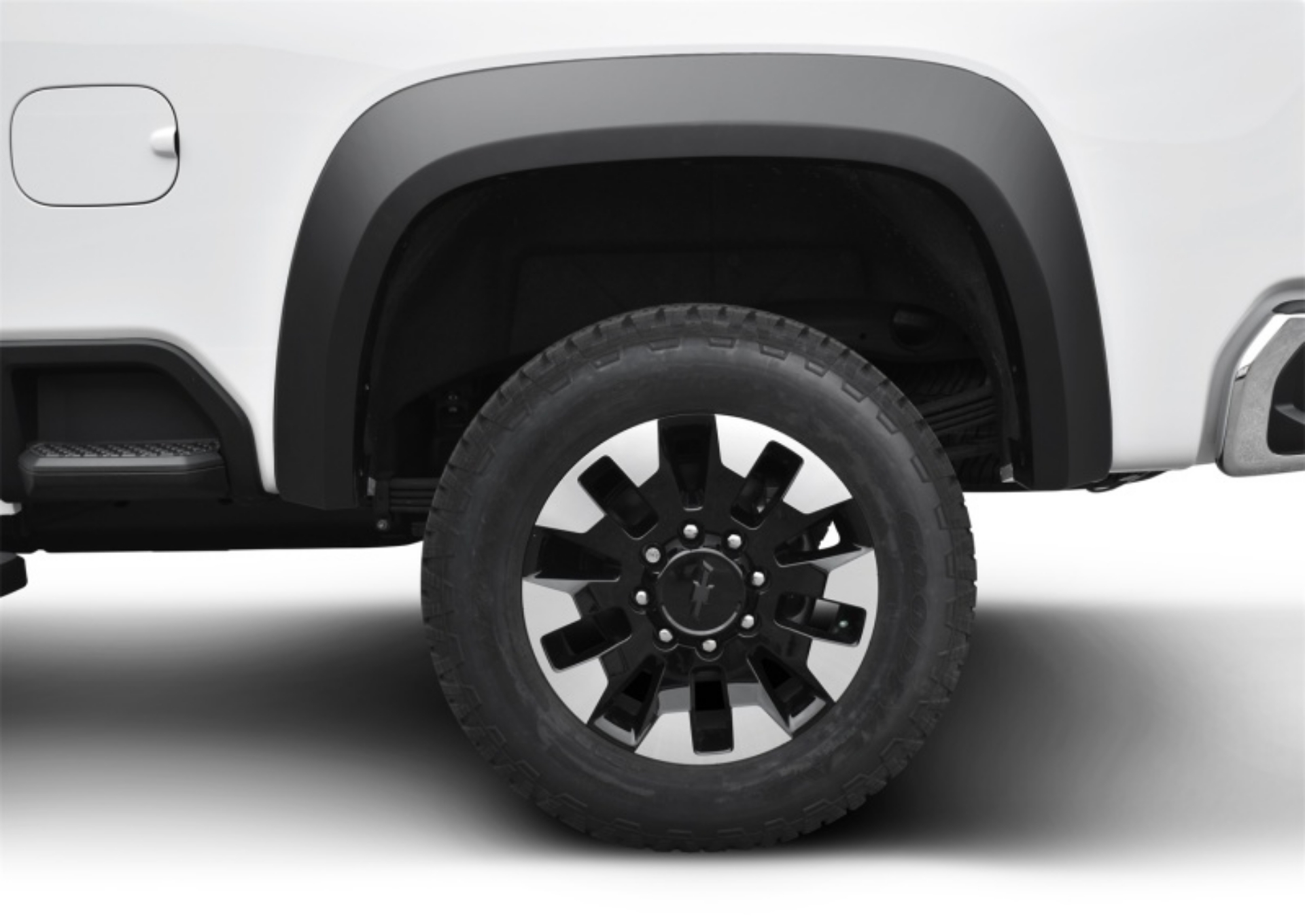 Picture of Bushwacker 2020 Chevrolet Silverado 2500 Extend-A-Fender Style Flares Rear 2pc - Black