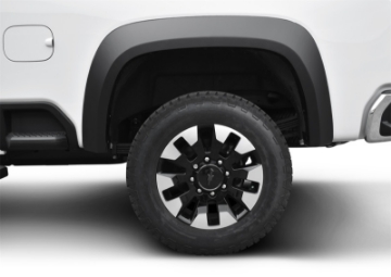 Picture of Bushwacker 2020 Chevrolet Silverado 2500 Extend-A-Fender Style Flares Rear 2pc - Black