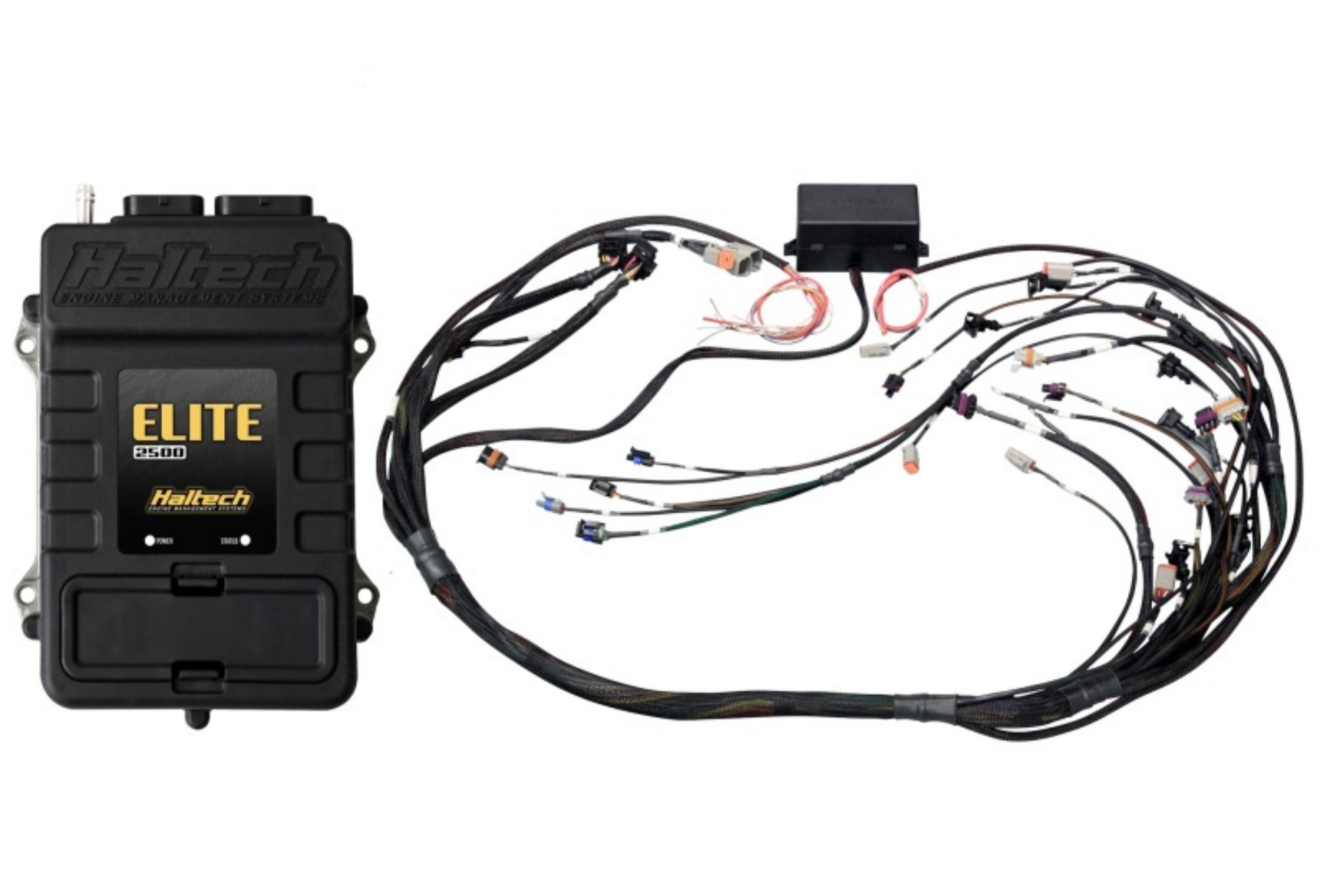 Picture of Haltech Elite 2500 Terminated Harness ECU Kit w-EV6 Injector Connectors
