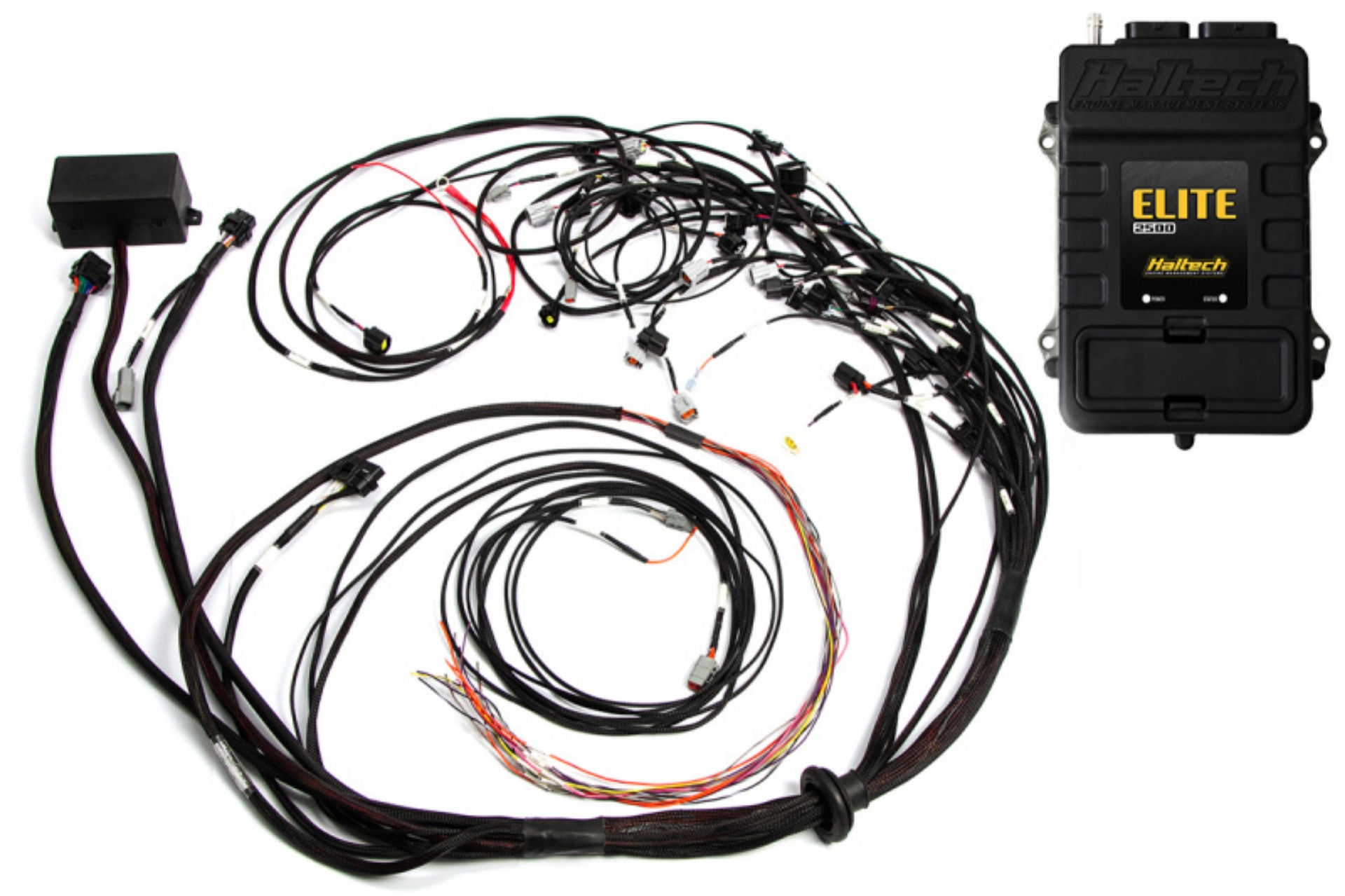 Picture of Haltech Elite 2500 Terminated Harness ECU Kit w-EV1 Injector Connectors