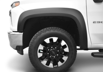 Picture of Bushwacker 2020 Chevrolet Silverado 2500 Extend-A-Fender Style Flares Front 2pc - Black